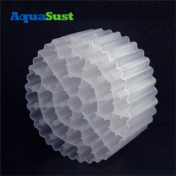 Biologic HDPE MBBR Float Bio Filtru Media Purtători