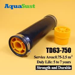 China 63mm Diametru 750mm EPDM Aeration Tube Difuzor